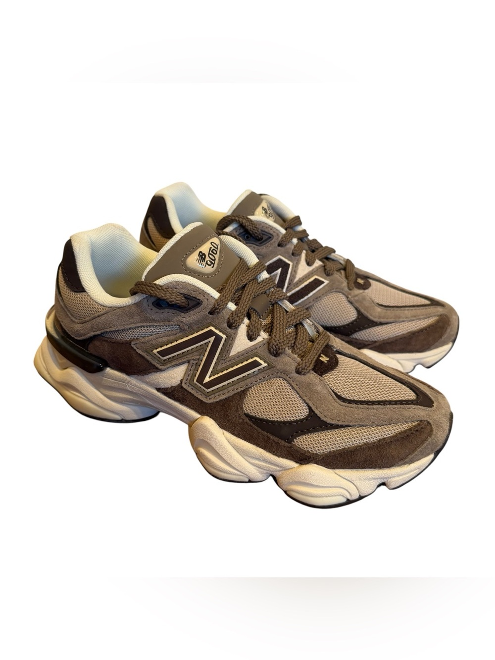 New Balance 9060 Brown Suede Taupe/Mesh Unisex